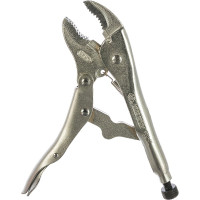 Зажим с фиксатором и закругленными губками 180мм KING TONY 6011-07R