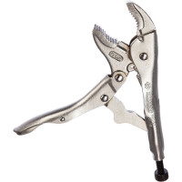 Зажим с фиксатором и закругленными губками 180мм KING TONY 6011-07R