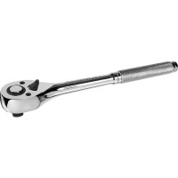 Трещотка для торцовых головок Сr-V сталь, 72 зубца, цельнометаллическая, 1/2" KRAFTOOL 27793-1/2_z02