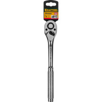 Трещотка для торцовых головок Сr-V сталь, 72 зубца, цельнометаллическая, 1/2" KRAFTOOL 27793-1/2_z02