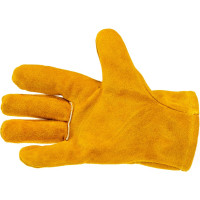 Кожаные рабочие перчатки с подкладкой Зубр МАСТЕР XL 1135-XL