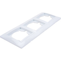 Трехпостовая горизонтальная белая рамка TDM ELECTRIC Лама SQ1815-0031