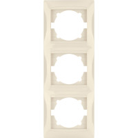 Трехпостовая вертикальная рамка, слоновая кость TDM ELECTRIC Лама SQ1815-0134