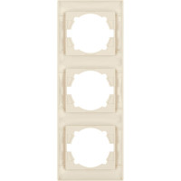 Трехпостовая вертикальная рамка, слоновая кость TDM ELECTRIC Лама SQ1815-0134