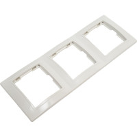 Трехпостовая вертикальная белая рамка TDM ELECTRIC Таймыр SQ1814-0027