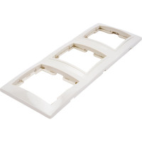 Трехпостовая вертикальная рамка, слоновая кость TDM ELECTRIC Таймыр SQ1814-0127