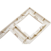 Трехпостовая вертикальная рамка, слоновая кость TDM ELECTRIC Таймыр SQ1814-0127