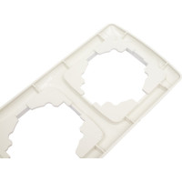 Рамка 3-х постовая горизонтальная белая серия "Онега" TDM ELECTRIC SQ1805-0025