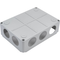 Коробка распределительная TDM ELECTRIC 190х140х70мм, крышка, IP55, 10 гермовводов SQ1401-1244