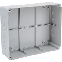 Распаечная коробка с крышкой ОП 240х195х90мм, IP55, кабельные ввода d28-3 шт, d37-2 шт TDM ELECTRIC SQ1401-1272