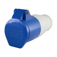 Переносная розетка 223 2Р+РЕ 32А 220В IP44 TDM ELECTRIC SQ0603-0015