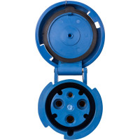 Розетка переносная TDM ELECTRIC 2Р+РЕ 63А 220В IP54 SQ0603-0016