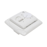 Терморегулятор. TDM ELECTRIC Термостат для теплого пола ТТП 16А 250В с датчиком 3м "Онега" белый SQ1805-0060