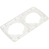 Рамка 2-х постовая горизонтальная белая серия "Онега" TDM ELECTRIC SQ1805-0024