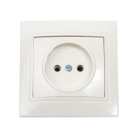 Розетка, слоновая кость 2П 10А 250В TDM ELECTRIC Таймыр SQ1814-0111