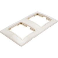 Двухпостовая вертикальная рамка, слоновая кость TDM ELECTRIC Таймыр SQ1814-0125