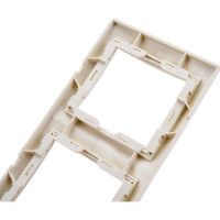 Двухпостовая вертикальная рамка, слоновая кость TDM ELECTRIC Таймыр SQ1814-0125