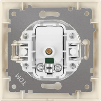 Телевизионная простая розетка, мама, слоновая кость, 0-2400 МГц TDM ELECTRIC Лама SQ1815-0117