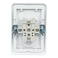Двойная розетка, белая 2П 10А TDM ELECTRIC Валдай SQ1804-0009
