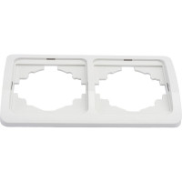 Двойная горизонтальная рамка, белая TDM ELECTRIC Валдай SQ1804-0017