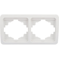 Двойная горизонтальная рамка, белая TDM ELECTRIC Валдай SQ1804-0017