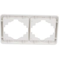 Двойная горизонтальная рамка, белая TDM ELECTRIC Валдай SQ1804-0017