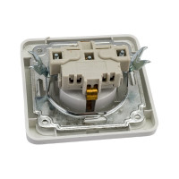 Розетка, белая 2П+З 16А TDM ELECTRIC Валдай SQ1804-0008