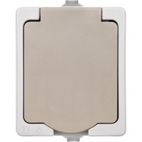 Розетка открытой установки 2П+З IP54 16А TDM ELECTRIC Вуокса SQ1803-0007