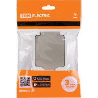 Розетка открытой установки 2П+З IP54 16А TDM ELECTRIC Вуокса SQ1803-0007