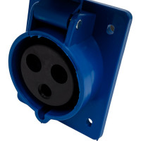 Стационарная розетка для скрытой установки 423 2Р+РЕ 32А 220В IP44 TDM ELECTRIC SQ0604-0014