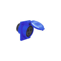 Стационарная розетка для скрытой установки 423 2Р+РЕ 32А 220В IP44 TDM ELECTRIC SQ0604-0014