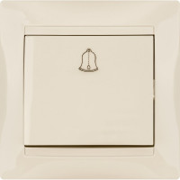 Звонковая кнопка TDM ELECTRIC слоновая кость Лама SQ1815-0108