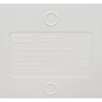 Розеточная колодка TDM ELECTRIC 6 гнезд 2П+З с выключателем 16А 250В белая SQ1806-0040