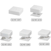 Коробка распределительная TDM ELECTRIC 100х100х29 ОП с клеммной колодкой белая IP40 упаковка 6 штук SQ1401-0208