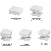 Коробка распределительная TDM ELECTRIC 100х100х29 ОП с клеммной колодкой белая IP40 упаковка 6 штук SQ1401-0208