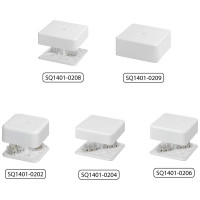 Коробка распределительная TDM ELECTRIC 100х100х44 ОП с клеммной колодкой белая IP40 упаковка 2 штуки SQ1401-0210