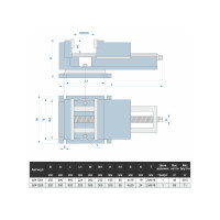 Cтаночные тиски GRIFF QB b241205