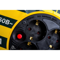 Удлинитель на катушке IEK 4х10м УК10 с термозащитой 3х1.0 Industrial WKP14-10-04-10 277734