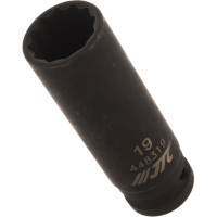 Головка торцевая 1/2” 19 12-ти гранная ударная тонкостенная L=82мм JTC 448319
