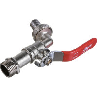 Шаровый усиленный водоразборный кран MasterProf со штуцером 1/2" ручка ИС.080183