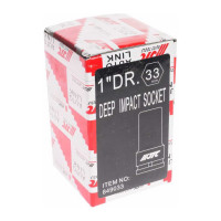 Головка торцевая 1” 33 ударная высокая L=90мм JTC 849033
