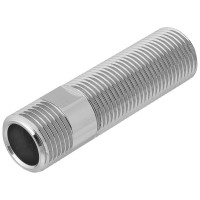 Сгон MasterProf 1/2" н, 75 мм, хром ИС.070681