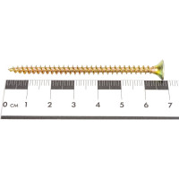 Саморез по дереву КРЕП-КОМП желтый цинк POZY 4,5х70 150 шт жд4570ф