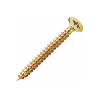 Саморез по дереву КРЕП-КОМП желтый цинк POZY 4,5х80 200шт жд4580ф