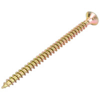 Саморез по дереву КРЕП-КОМП желтый цинк POZY 6х90 100шт жд690ф