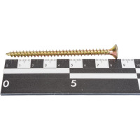 Саморез по дереву КРЕП-КОМП желтый цинк POZY 6х90 100шт жд690ф