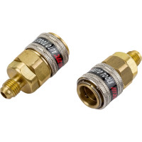 Набор адаптеров быстросъемных к заправочной станции R-134a 2 предмета JTC-1137