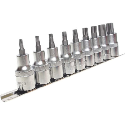 Набор бит-головок 1/2" TORX T20-T60 (9 предметов) JTC H409T