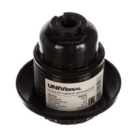 Патрон Е27 карболитовый люстровый М10 4А 250В c этикеткой UNIVersal 5565266