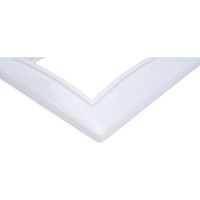 Горизонтальная 2-х местная рамка, белая UNIVersal Севиль C0044